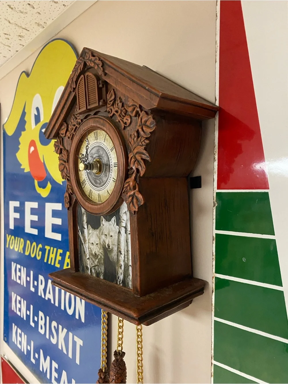 The Bradford Exchange Timeless Encounter Cuckoo Clock Working Limited Edition